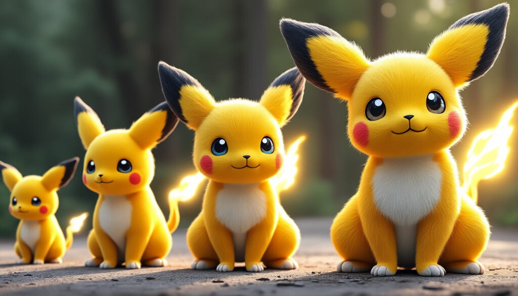 découvrez l'évolution de raichu, de ses débuts dans pokémon jaune à ses dernières transformations en 2025, à travers un aperçu complet de son développement et de ses différentes formes.